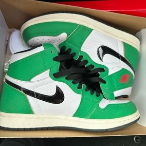 Green Nike dunks